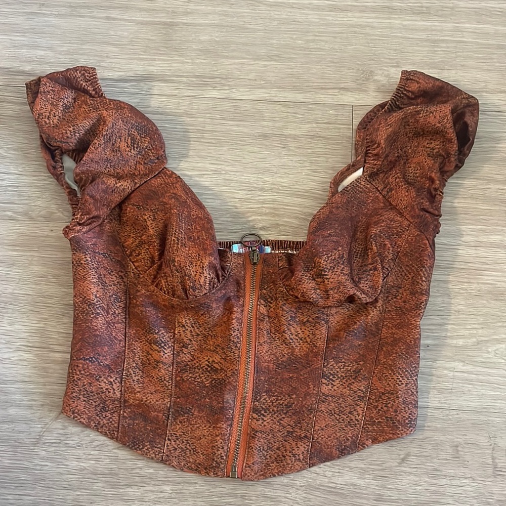 Urban outfitters zip up top